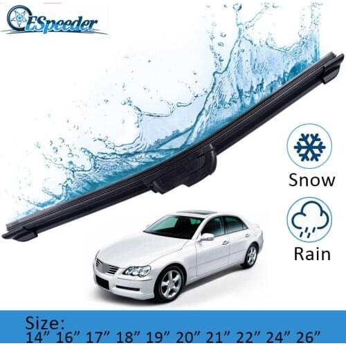 SPEEDWOW Universal Car Front Windshield Hybrid Wiper Blades 14"16"17"18"19"20"21"22"24"26" Windscreen Wiper Car Parts