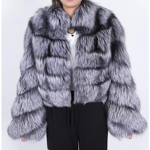 Winter real fox fur whole fur coat female fur one fashion short section fur coat short coat