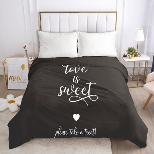 1PCS 3D Duvet Cover with Zipper Comforter/Quilt/Blanket Cover 140x200 245x210 3D Nordic Bedding Black Customize any size design