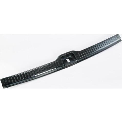 For Mercedes Benz GLC 2019 Stainless Steel 1PC Car Trunk Inner Rear Tail Box Bumper Pedal Plate Panel Cover Trims Moldings