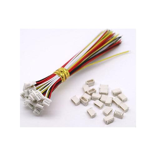10 SETS Mini Micro SH 1.0 4-Pin JST Connector with Wires Cables 100MM Customer-made Customization Factory Directly Whole OEM Hot