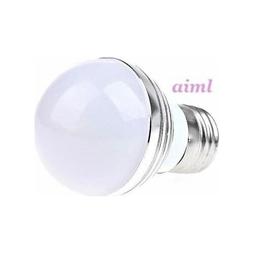 10pcs E26/E27 3 W High Power LED 180 LM RGB Remote-Controlled Globe Bulbs AC 85-265 V