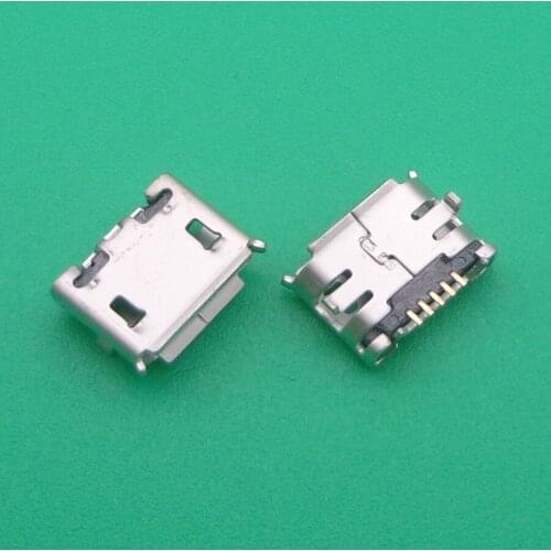 1000X Micro USB Data Sync Charging Port Connector Plug Universal Horn feet 7.2 mm DIP
