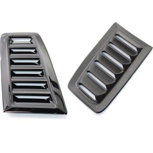 2x Car Hood Vent ,Decoratived Hoods, Bonnet Vent, Air Flow Intakes Louvers Hoods Vents MK 2 RS Style ABS PLASTIC