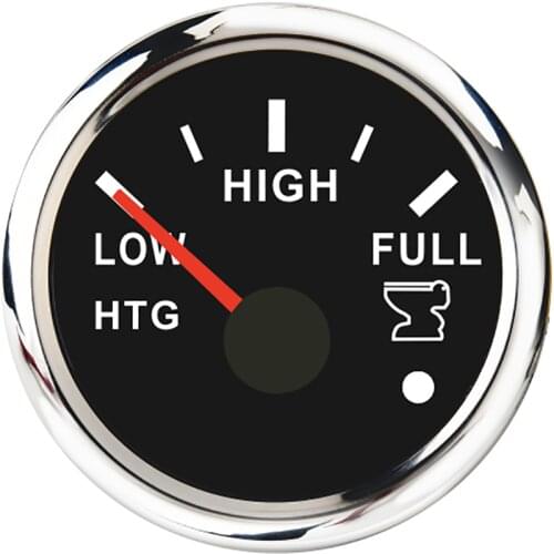52MM Gauge HTG Sewage Level Gauge Low High Full Waterproof Boat Sewage Level Meter Marine Holding Tank Level Gauge 0-190ohm
