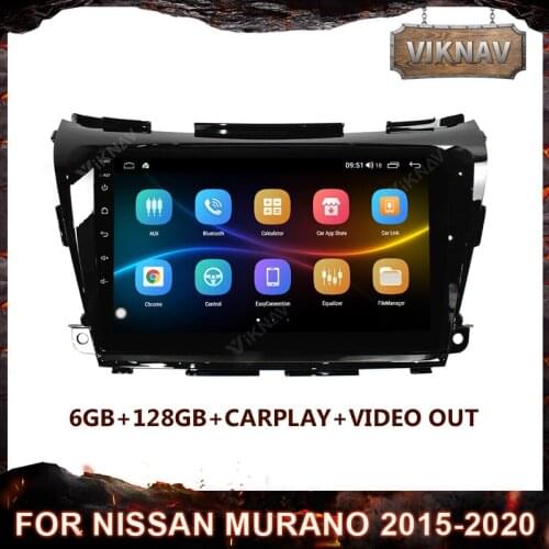 Android 10 Smart Car Radio Multimedia Player For Nissan Murano 2015-2020 autoradio GPS Navigation Stereo Receiver Tape Recorder