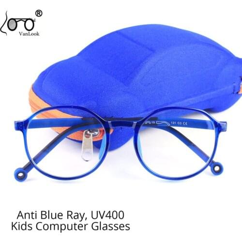 Childrens Computer Blue Anti Light Glasses Girl Boys TR90 Eye Protect Eyeglasses Kids Transparent Optical Spectacle Frame