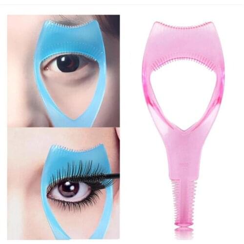 Eyelash Tools 3 in 1 Makeup Mascara Shield Guard Curler Applicator Comb Guide Card Makeup Tool Beauty Cosmetic Tool Dropshipping