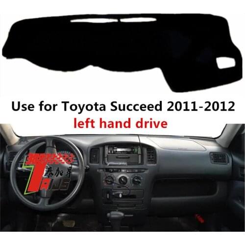 TAIJS Factory Sun Shade Good Quality Polyester Fibre Car Dashboard Cover For TOYOTA Succeed 2011-2012 Left hand drive