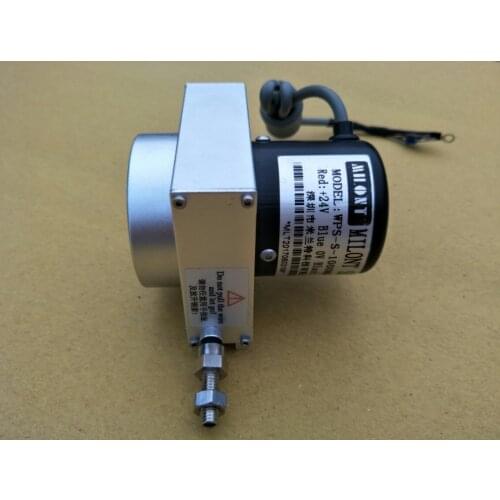 Wire rope sensor encoder Cable sensor Pull distance measuring ruler. MPS-S-1000mm-V2 1000mm voltage output