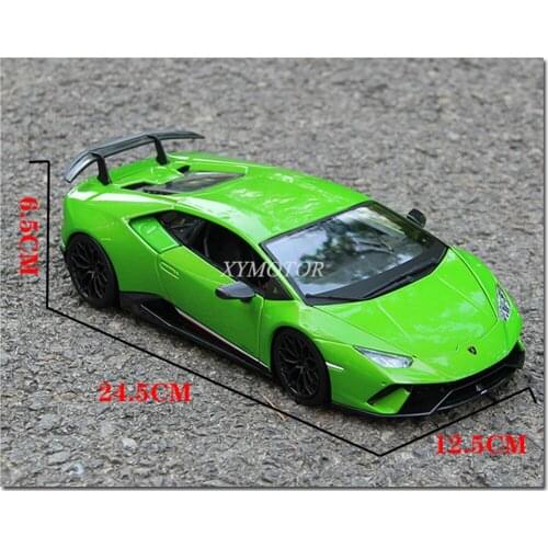 Maisto 1:18 For Lamborghini LP610 Huracan Metal Diecast Model Car Kids Boys Girls Toys Gifts Green For Display Collection