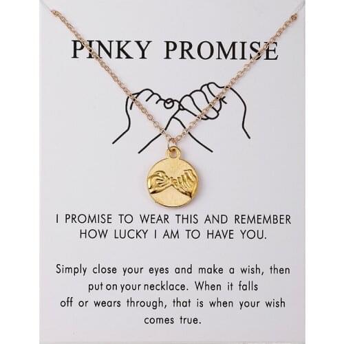 Fashion Pinky Promise Pendant Necklace Jewelry