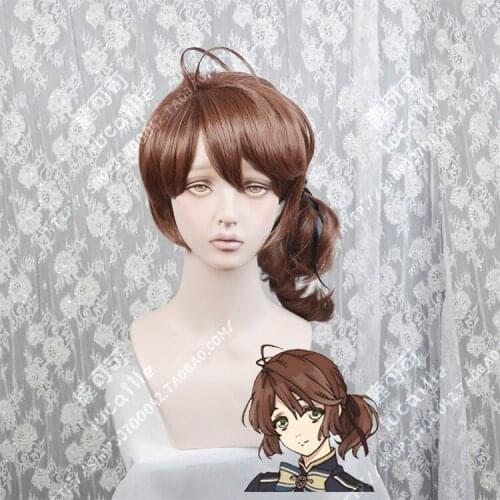Anime Nil Admirari no Tenbin Kuze Tsugumi Cosplay Wig Heat Resistant Synthetic Hair Wigs + Wig Cap + Free Ribbon