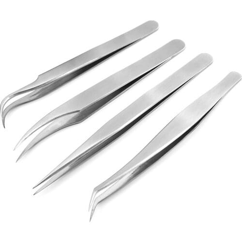 1pc Professional Stainless Eyebrow Tweezer 3D Volume Eyelash Extension Grafting Makeup Tools High Presicion Tweezers