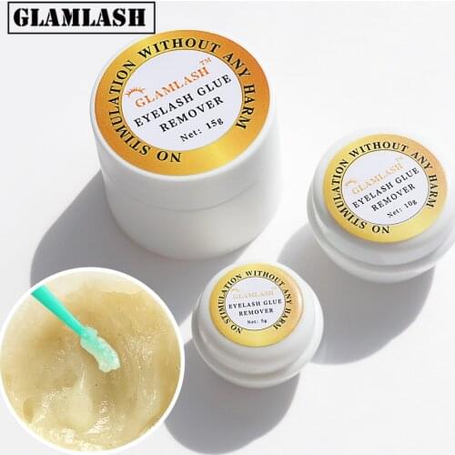 5g/10g/15g False Eyelash Glue Remover Eyelash Extensions Tool Cream Fragrancy Smell Glue Remover Adhesive Gel Remover Eye Lashes