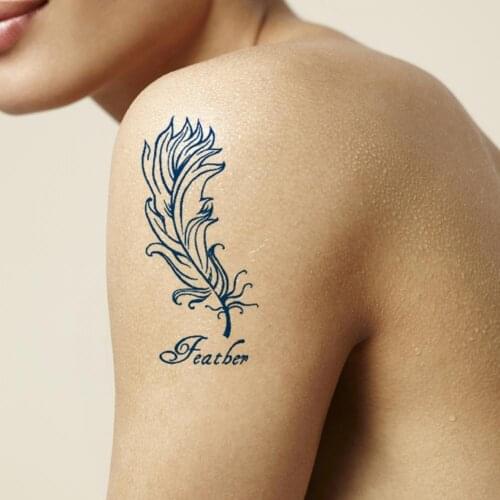 Men Women Herbal Extracts Juice Waterproof Temporary Transfer Tattoo Sticker for Party