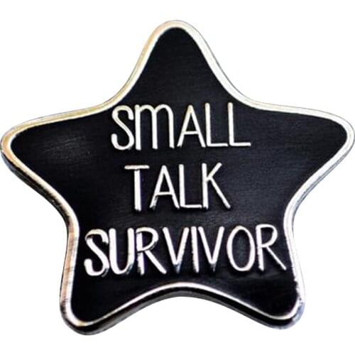 Funny Start Brooch Gifts for Introverts - Oh How Unique