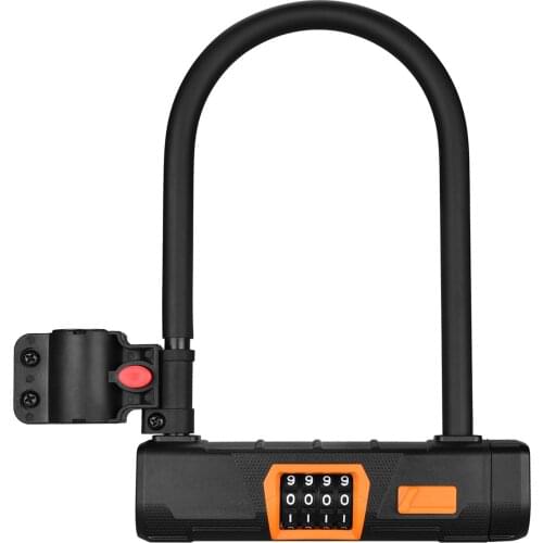 Bicycle U Lock Anti-theft Bike Password Lock Heavy Duty Combination U Lock Bike Locks Bike Safety Tool Bike