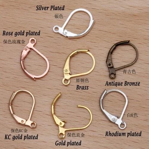1000pcs leverback earrings hooks earring clasps earring findings jewelry accessories