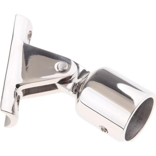 Mirror Polished Stainless Steel Deck Hinge Bimini Top Eye End 25mm 1.0 inch