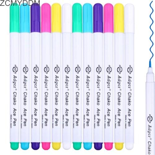 ZCMYDDM 1/4/6PCS Ink Disappearing Fabric Marker Pen Vanishing Air Erasable Pen for Cross Stitch Tailor DIY Quilting Sewing Tools