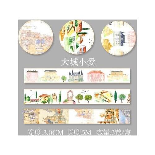 1pcs South Korea Stationery Wholesale Hearts & Tapes Office Tapes Desktop Adhesives