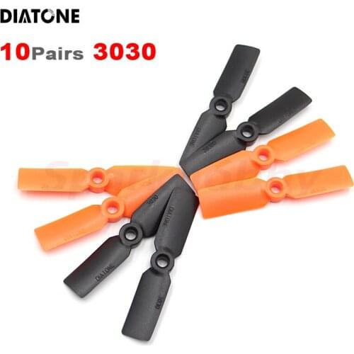 10Pairs Diatone 3x3 3030 3inch 2 Blade CW CCW PC Propeller 5mm Aperature 130-150 Frame 1306 Motor RC FPV Multicopter Quacopter