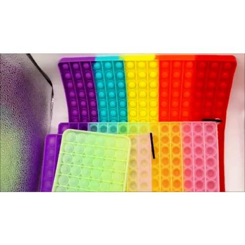 30cm big glow in the dark Educational Toy Big Pop Silicone Relief Stress Jumbo Large Size Push Bubble Pop Fidget Toy