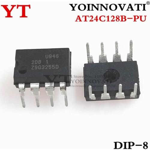 5pcs/lot AT24C128B-PU AT24C128B 2DB DIP-8 New original
