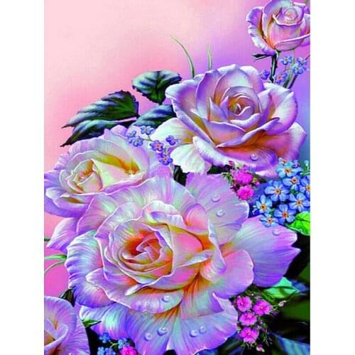 5d DIY Diamond Painting Flower Full Diamond Embroidery Rhinestone Picture Diamond Mosaic Painting With resin Diamond