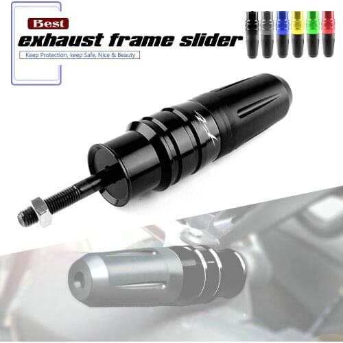 CNC Aluminum Motorcycle Exhaust Frame Slider Crash Pads Plug Guard Protector for YAMAHA FAZER 1000 FZS600 150 FZ1 FZ6 FZ8