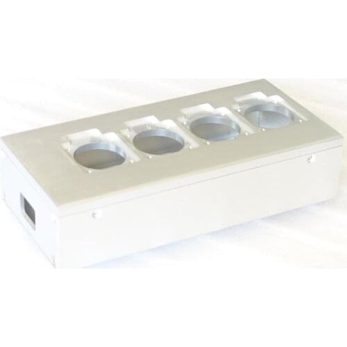 HiFi All aluminum European standard power socket chassis EU outlet socket power box
