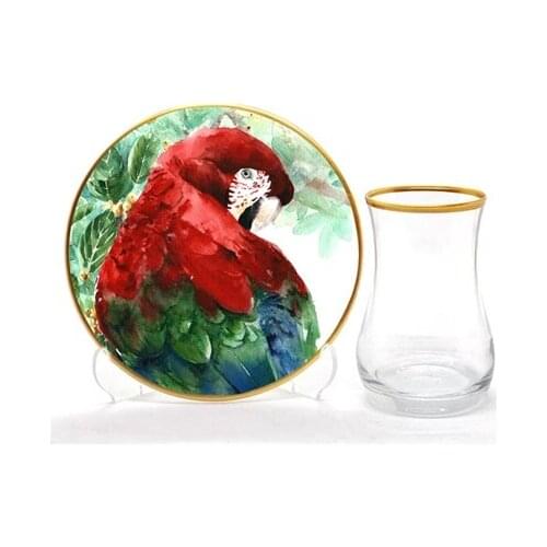 Drop Tea Set 12 pieces Parrot