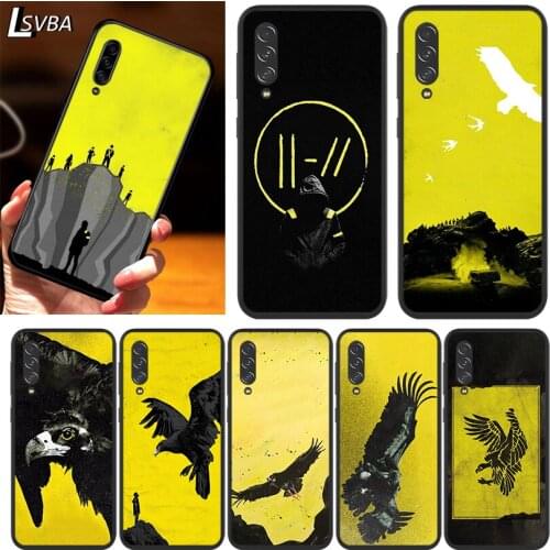 22F Yellow Pilots for Samsung Galaxy A90 A80 A70 A60 A50 A40 A30 A20 A10 M60S M40 M31 M30 M21 M20 M10 Black Phone Case