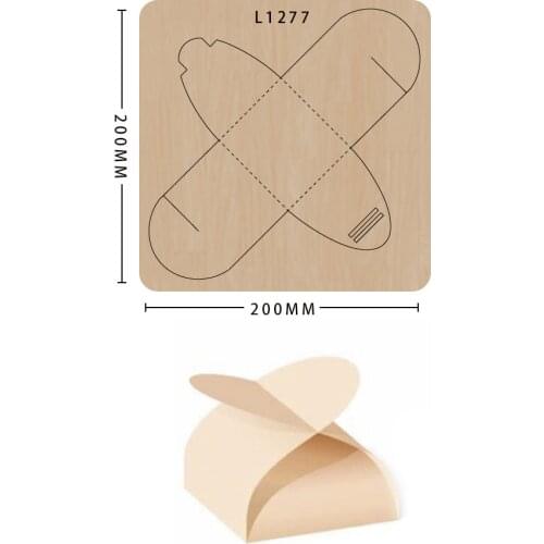 Wood Die Cutting Diy Decorative Buckle Accessories Creative Gift Boxsuitable For Die Cutting Machine