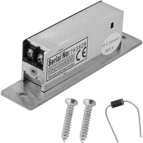 Electric Strike Door Lock Adjustable Electric Strike Locks Durable Lock Tongue Access Control Locks Double Unlock Mode