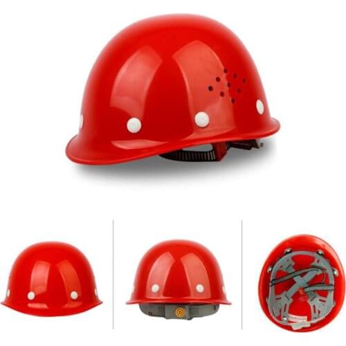 Fiberglass ABS Breathable Safety Helmet Protective Cap Style Hard Hat, Vented, 8-Point Ratchet Suspension for Construction