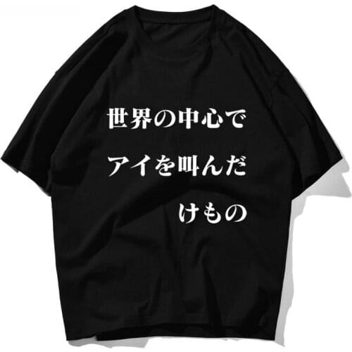 Cartoon T-shirt mens clothing anime t shirts men harajuku streetwear clothes oversized graphic alternative funny 90s kawaii