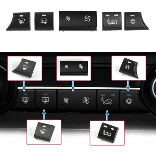 Air Conditioning Switch Button Volume Adjustment Switch Refrigeration Button Air Circulation Button Cover For BMW X5 E70 X6 E71