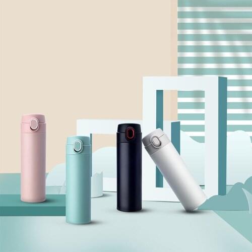 316 Stainless Steel Light Weight Men and Women Water Cup Spin Thin Mirror Liner Bounce Thermos Cup Customized Wholesale