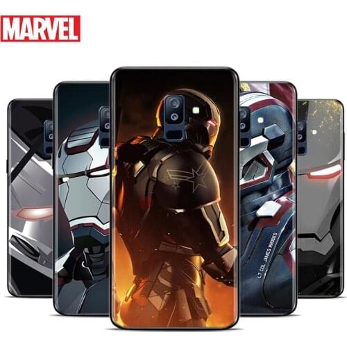 Marvel Avengers War Machine For Samsung Galaxy A9 A8 Star A8S A7 A6 A6S A5 A3 Plus 2018 2017 2016 A750 Black Phone Case