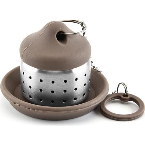 50pcs Reusable Stainless Steel Mesh Tea Infuser Tea Strainer Teapot Tea Leaf Filter Drinkware Kitchen Accessories F325