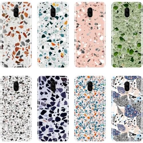 Art Graffiti Pink Stone Green Silicone Phone Case For OnePlus 3 3T 5 5T 6 6T Soft Back Cover For One Plus 6 6T 5 5T 3 3T Case