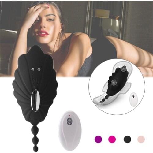 Invisible Vibrators Vaginal Clitoris Stimulation Silicone Butterfly Wearable Vibrating G-Spot Adult Sex Toys for Women