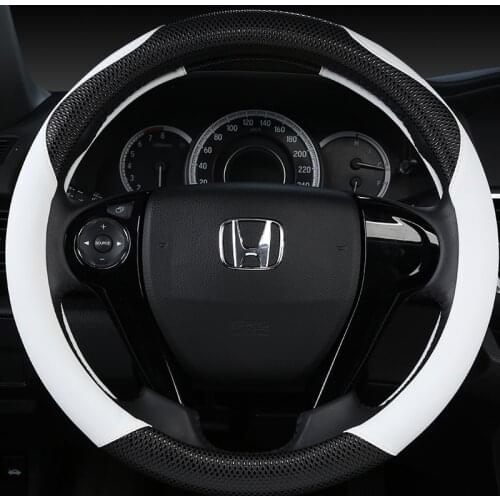 Car Steering-wheels Cover 37 38cm 15" for honda Passport Pilot/MR-V Vezel/HR-V/XR-V WR-V Acty Freed Jade Mobilio Odyssey Stepwgn