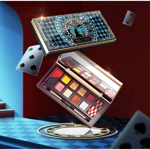 ZEESEA British Museum 12 Colors Eyeshadow Palette "Alice in Wonderland" Series Matte Glitter Eye Shadow Pallete T1485
