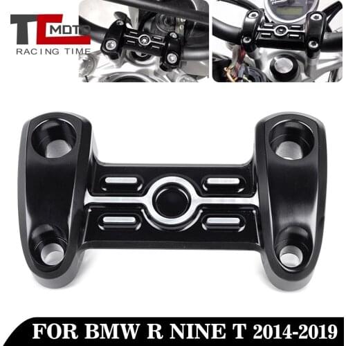 Motorcycle CNC Handlebar Risers Top Cover Clamp For BMW R NINE T R NINET R9T R 9 T Pure Scrambler 2014 2015 2016 2017 2018-2020