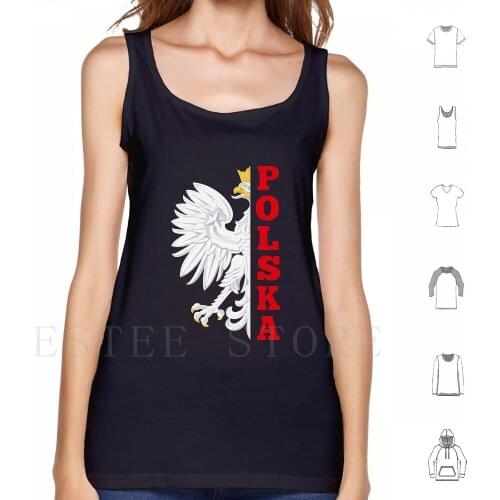 Poland Poland Polska Design Gift Tank Tops Vest Sleeveless Polska Polska Polska Koszulka Poland Poland Polski Z Polski