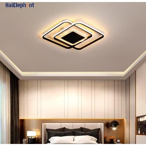 Modern Iron Acrylic Led Chandelier Lights For Study Living Room Bedroom Kitchen Indoor Lighting Deco Luminaire Lamps Fixtures