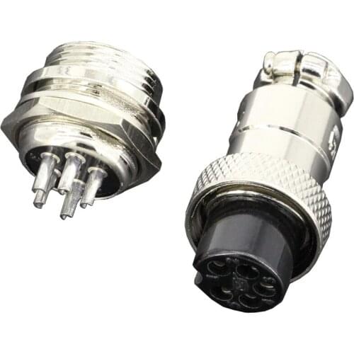 5 PIN 12mm GX12-5, Screw Aviation Connector Plug The aviation plug Cable connector Regular plug and socket